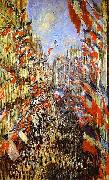 Claude Monet Rue Montorgueil, painting